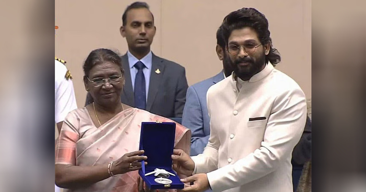 Allu Arjun receives his first National Award
